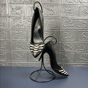 White House Black Market Stripe Heels